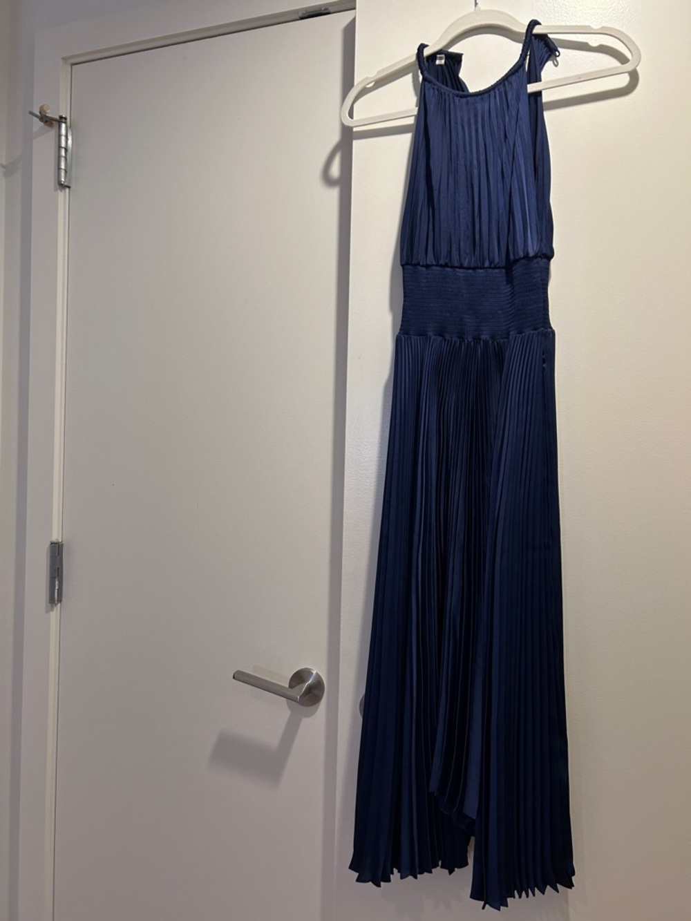A.L.C Renzo II Satin Pleated Dress